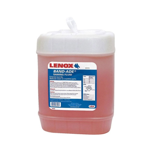 [LXBSBA5GAL] Lenox Soluble Refrigerante Semi Sintetico Band Ade Bidon 5 Galones (19 Lt)