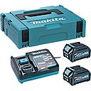 [191J81-6] Makita Makpac 2 Baterías 40Vmax XGT 2.5Ah + Cargador
