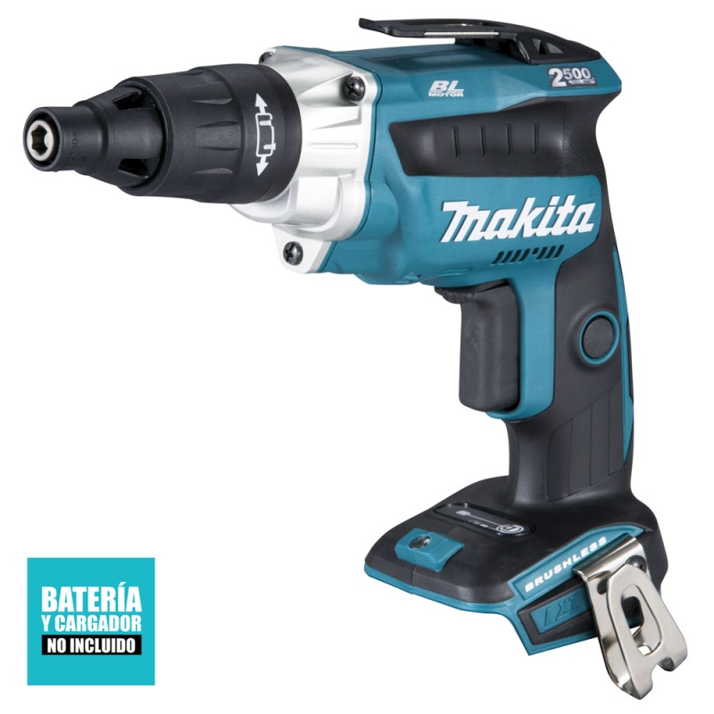 [DFS251Z] Atornillador Drywall 1/4" 18V / Push Drive Technology / BL / Sin baterías Makita