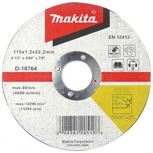 Disco Abrasivo Corte Inox 4.5" X 1.2Mm (Wa60T) ** Makita