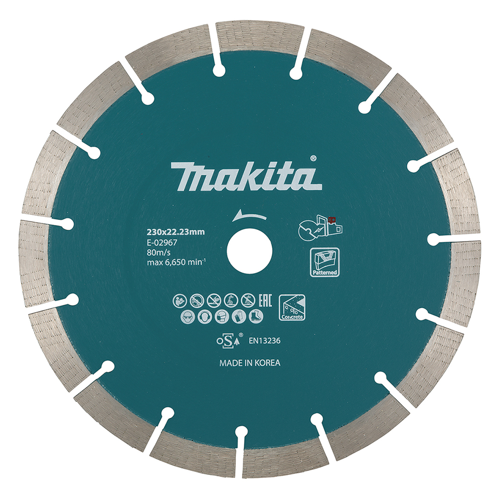 [E-02967] Disco Diamantado De 230Mm De 9" Makita