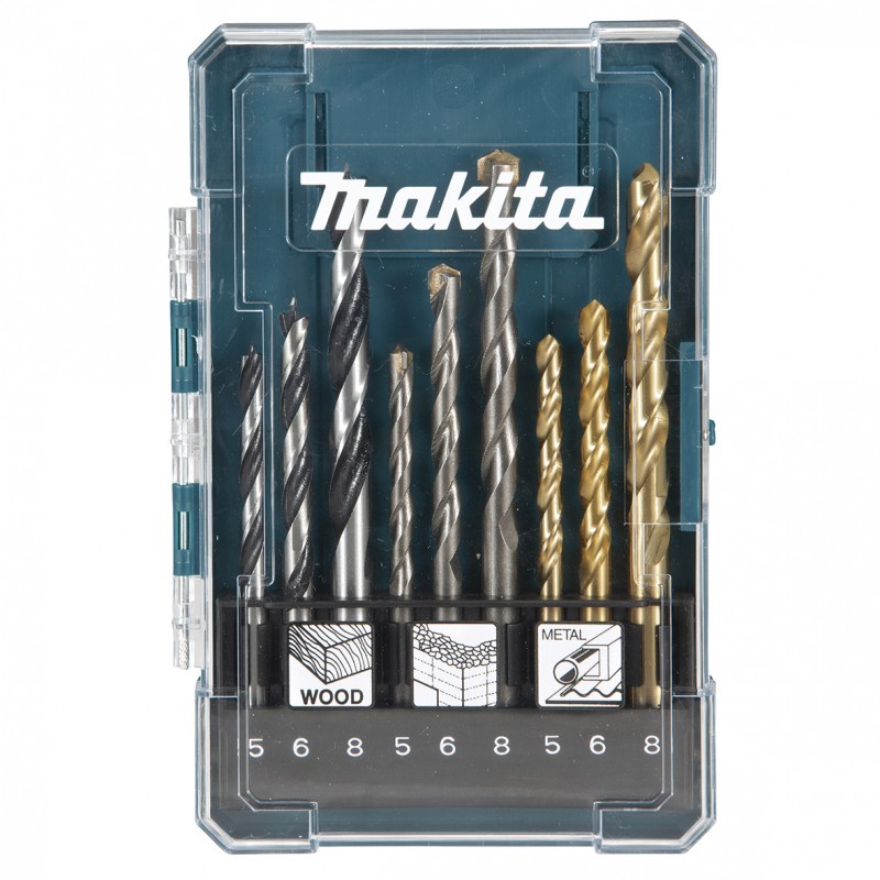 [D-71962] Drill Bit Assortment 9Pc/Set Makita