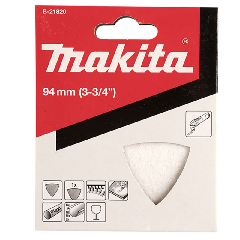 [B-21820] Fieltro Pulidor Delta C/Velcro Para Sacar Brillo (Multi-Tool) Makita