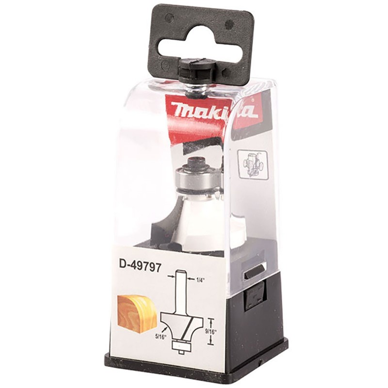 [D-49797] Fresa Vast.1/4" Rebor.Lamin.5/16"-2F.Con Rodaje.(Boleadora) Makita
