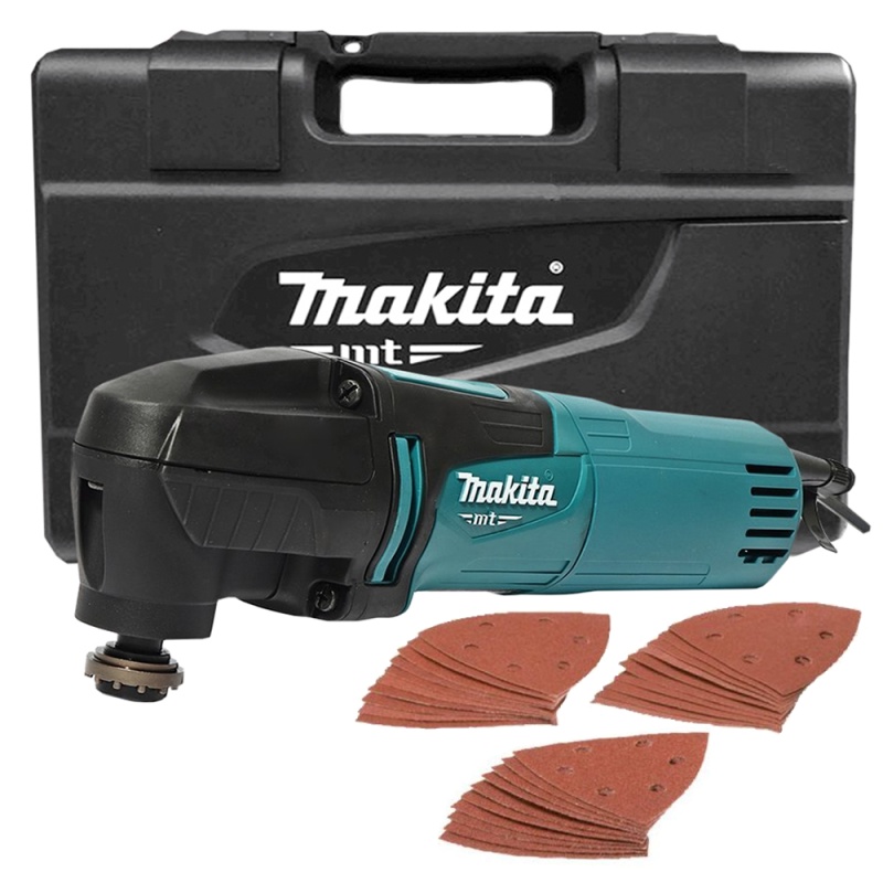 [M9800BX1] Multi Tool 200W MT Azul +Accesorios / 15,000-22,000 OPM (conexion OIS) Makita