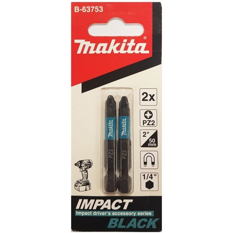 [B-63753] Punta Phillips Pz2 X 50Mm.2U.Impact Black. Makita