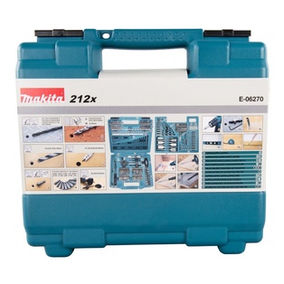 Set De Brocas Y Puntas (Metal, Mamposteria Y Madera) 212Pcs Makita