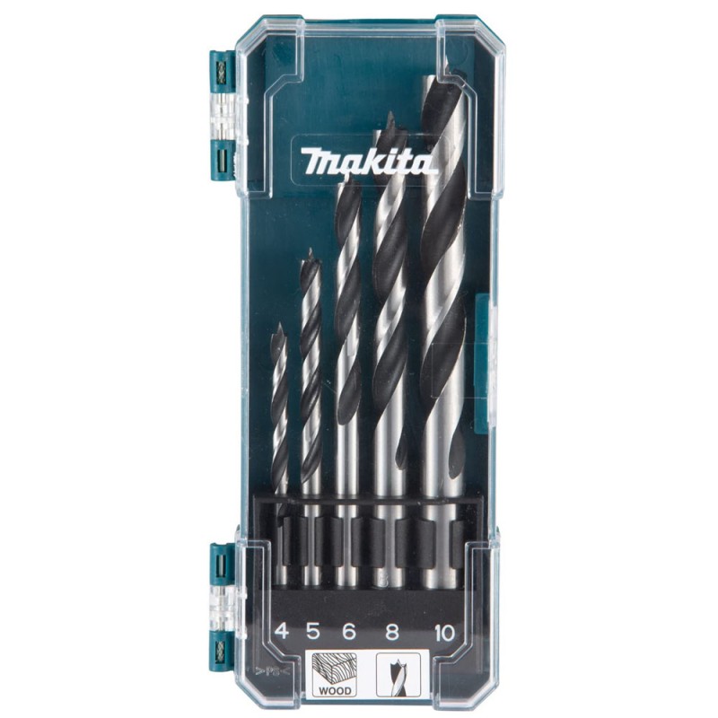 [D-72861] Wood Drill Bit 5Pcs/Set Makita