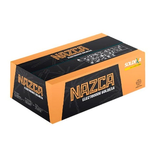 [505465-25KG] Nazca Pro Soldexa Electrodo 7018 * 1/8" (3.2mm) Caja de 25 Kg.