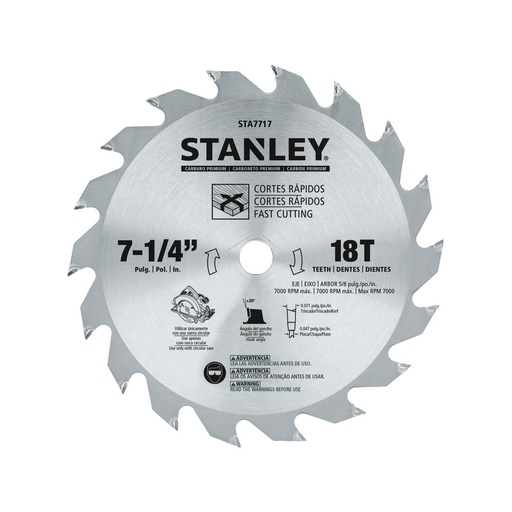 [STA7717] Stanley Disco De Sierra Circular 7-1/4" X 18D