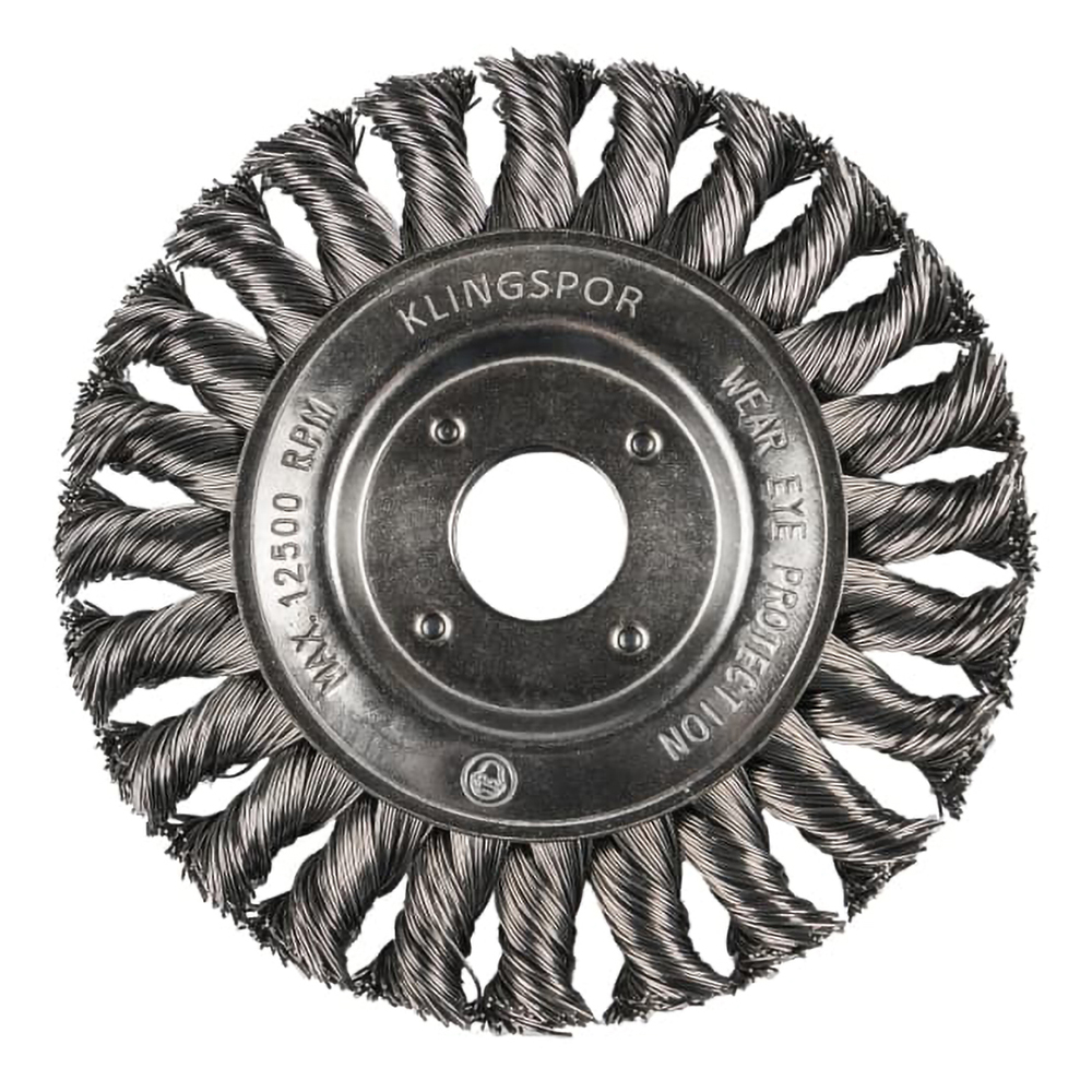 [358311] Disco Grata Cepillo Circular Trenzado BR 600 Z 4-1/2" - 115x14x22,2 Klingspor