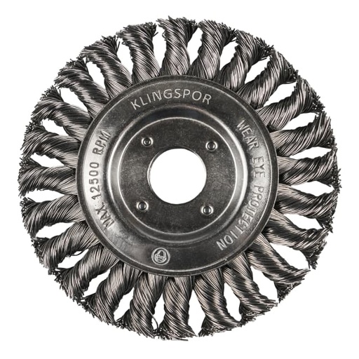 [358311] Disco Grata Cepillo Circular Trenzado BR 600 Z 4-1/2" - 115x14x22,2 Klingspor