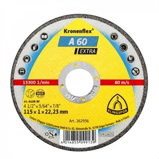 Disco Corte 4-1/2" Kt/Extra/A60Ex/S/Ger/115X1X22,23 Klingspor
