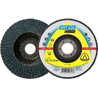 Disco Flap 4-1/2" G40 Concavo Te/Supra/Smt626/Cs461X/40/N/Gew/115X22,2 Klingspor