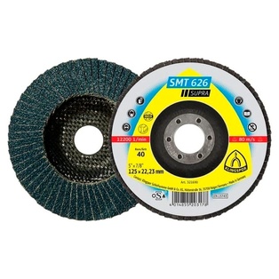 Disco Flap 4-1/2" Grano 60 Te/Supra/Smt626/Cs461X/60/N/Gew/115X22,2 Plano Klingspor