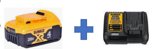 [DCB204-K1] Kit bateria 20V Max XR 4 AH lithium ion +Cargador 12v/20v  Max DCB115-B2 Dewalt