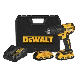 Taladro  Atornillador 1/2” 20V (Inc. Cargador + 2 Baterias + Cargador) Dewalt